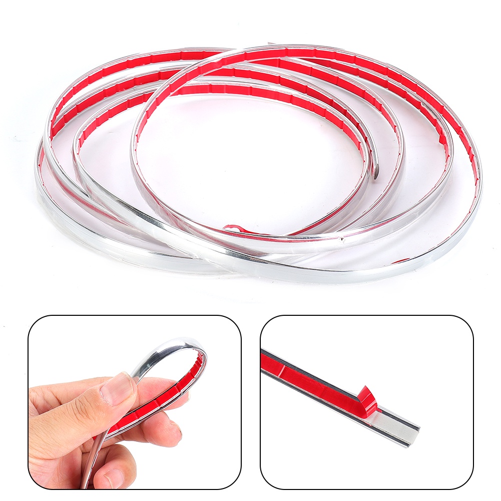 Dải Viền Mạ Chrome 5 / 16 (8mm) Chất Lượng Cao Trang Trí Nóc Xe Hơi