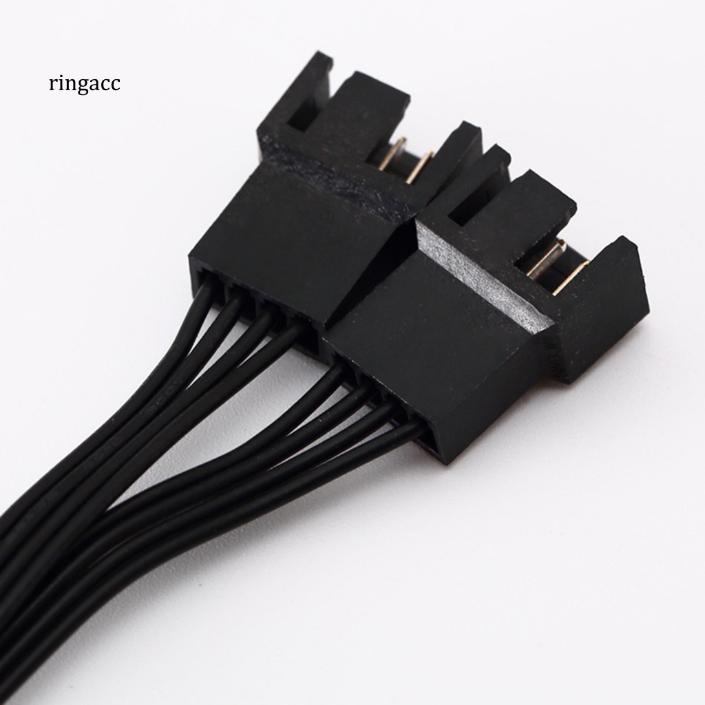 Rga Set 5 Dây Cáp Nối Dài Ổn Định Cho Quạt Máy Tính PC 4-Pin Chất Lượng Cao