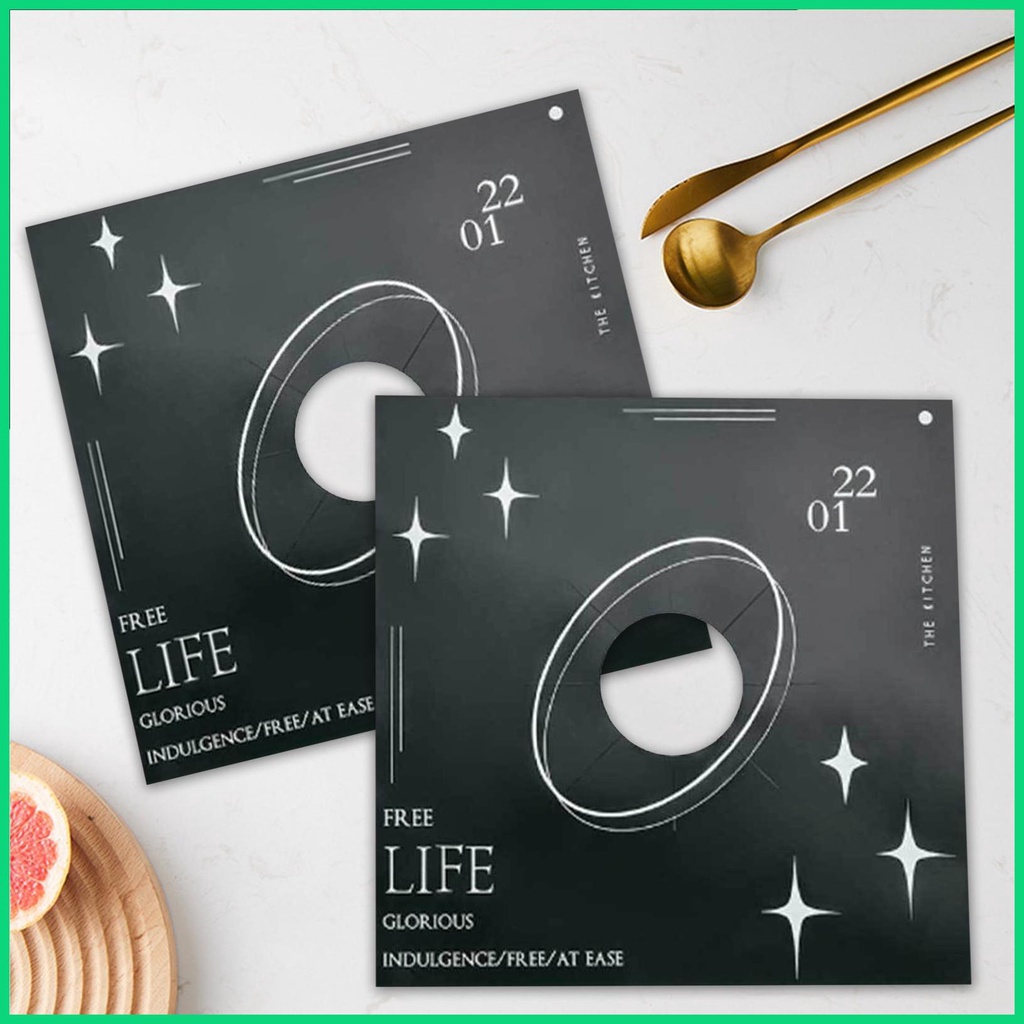 Tấm Lót Bảo Vệ Bếp Ga Cách Nhiệt Tái Sử Dụng Tiện Lợi