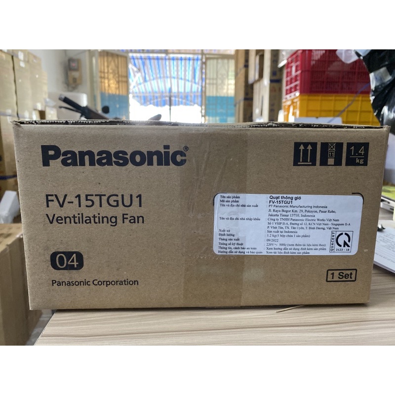 Quạt hút âm trần 11W khoét lổ 21,7cm FV-15TGU1 Panasonic