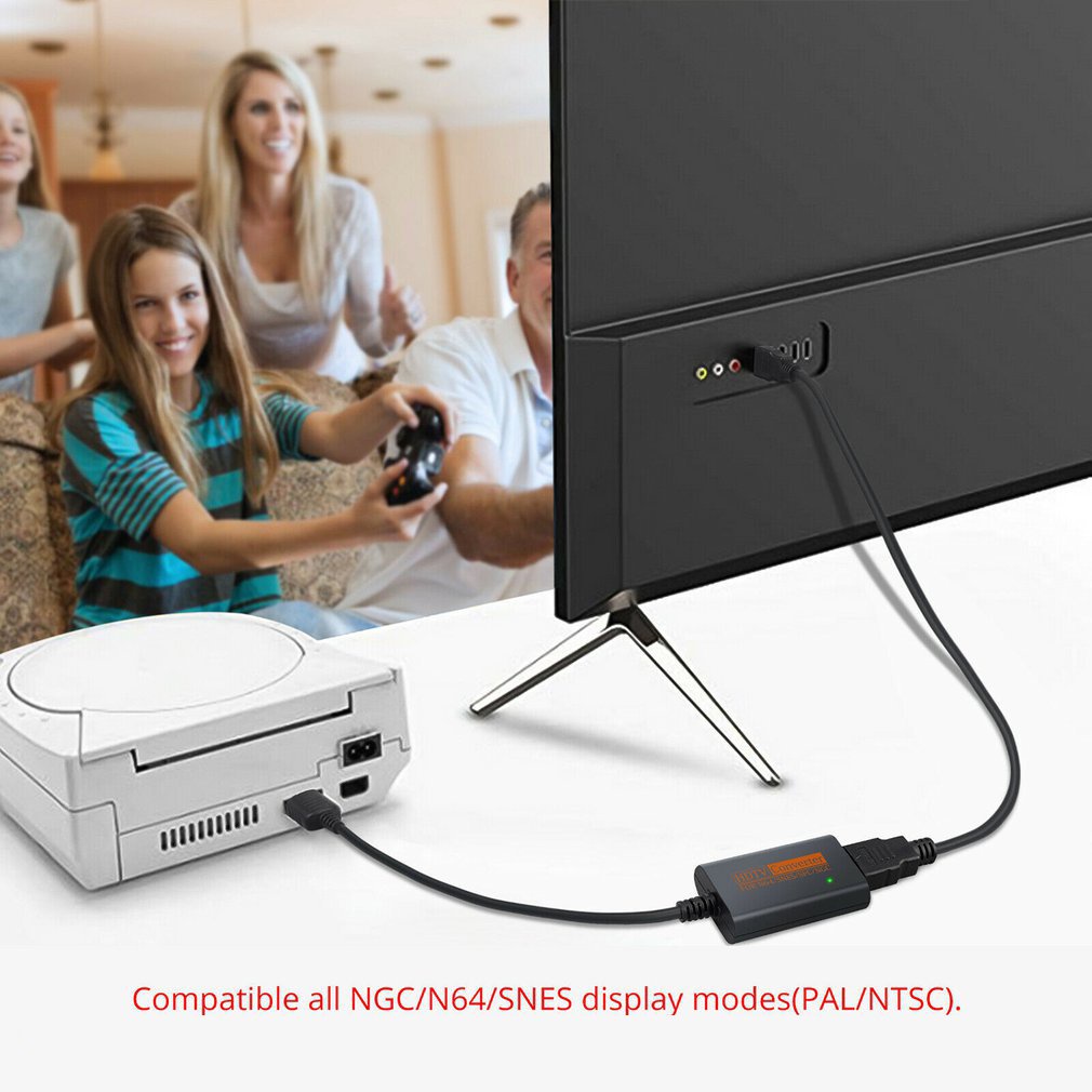 Ad Ter For Ngc/Snes/N64 To Hdmi-Compatible Converter 64 Plug And Play Full Digital Cable [Q/15]
