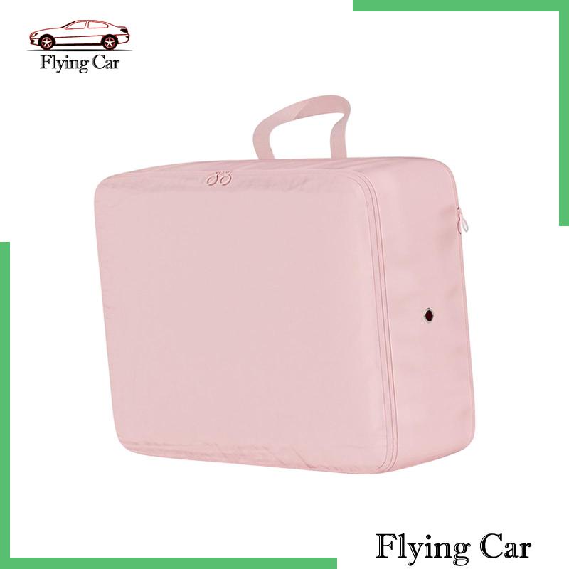 [Lzdjfmy2] Túi Nén Đựng Đồ Hai Chiều Mềm Mịn Có Dây Kéo Có Thể Gập Lại