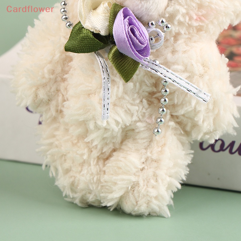 < Cardflower > Móc Khóa Gấu Bông Đáng Yêu Mềm Mại Thay Thế Được Sáng Tạo Và Dễ Thương Cho Bé Gái Và Trẻ Em Mới