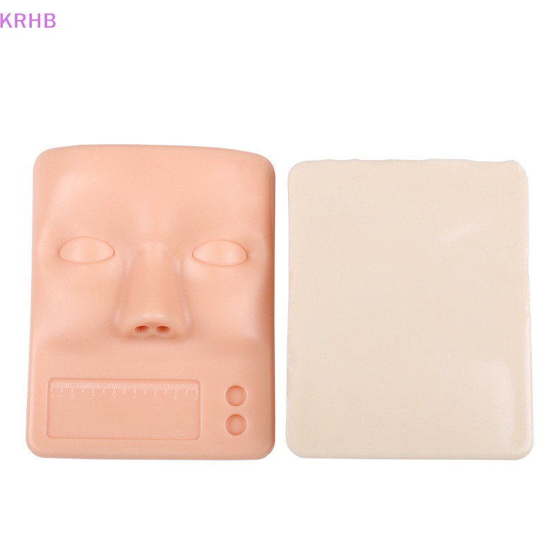 Mô Hình Đầu Ma Nơ Canh Luyện Tập Nối Mi Bằng Silicon Có Thể Tháo Rời KRHB Mới