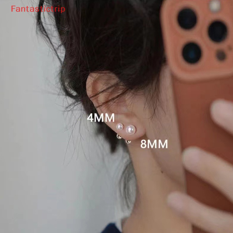 1 Đôi Bông Tai Ngọc Trai Thời Trang Mới Cho Nữ