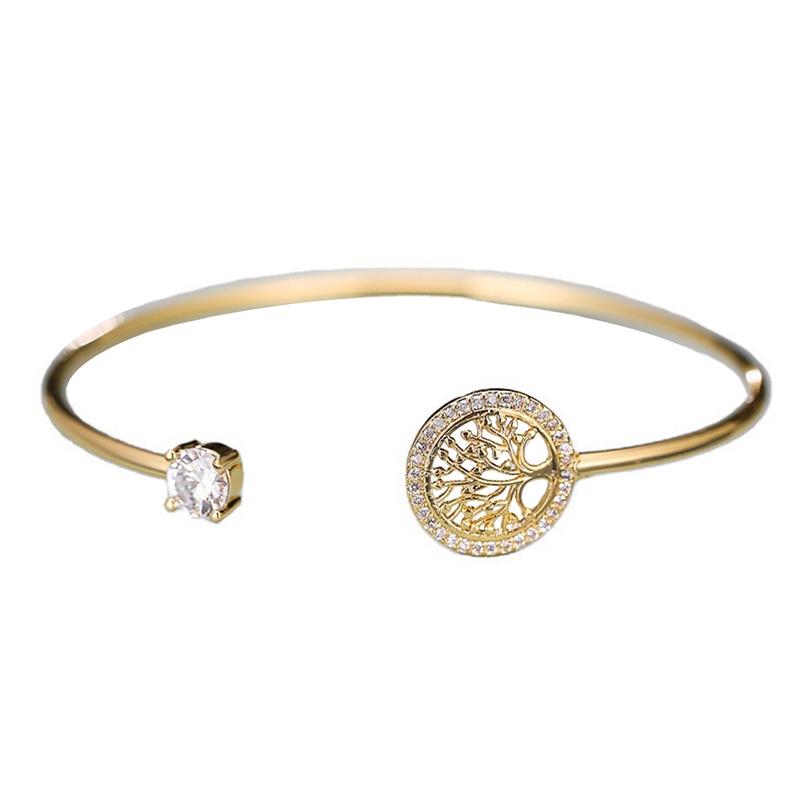 Margot Vòng Tay Đính Đá Zircon Trắng Dễ Thương Có Thể Điều Chỉnh Cho Nữ