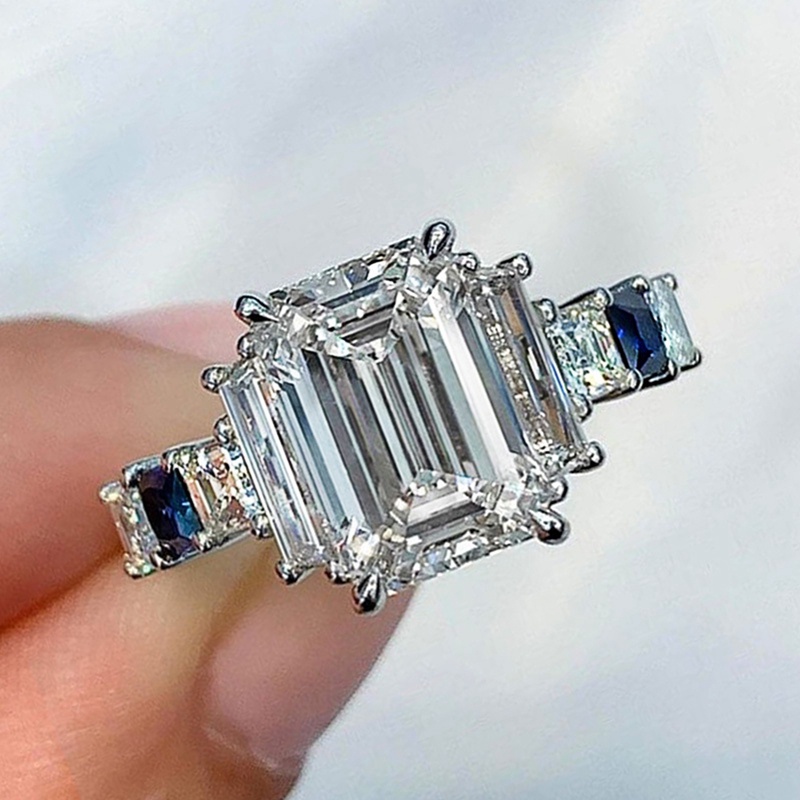 Ygt Nhẫn Đính Đá Zircon Đơn Giản Thời Trang Dành Cho Nữ
