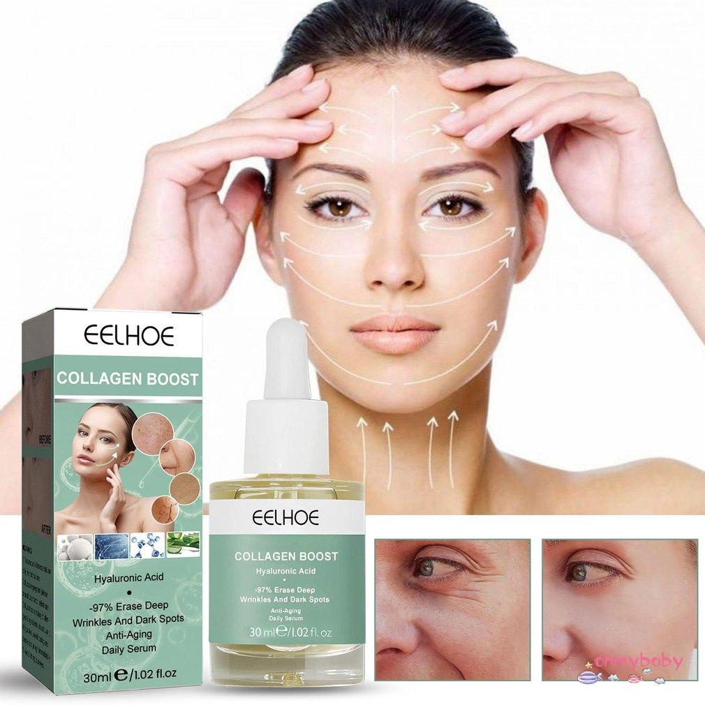 [Ready] 30Ml Collagen Boost Chăm sóc da Glow Acid Cao cấp Chống lão hóa Da mịn màng Sửa chữa hàng ngày [Z/2]