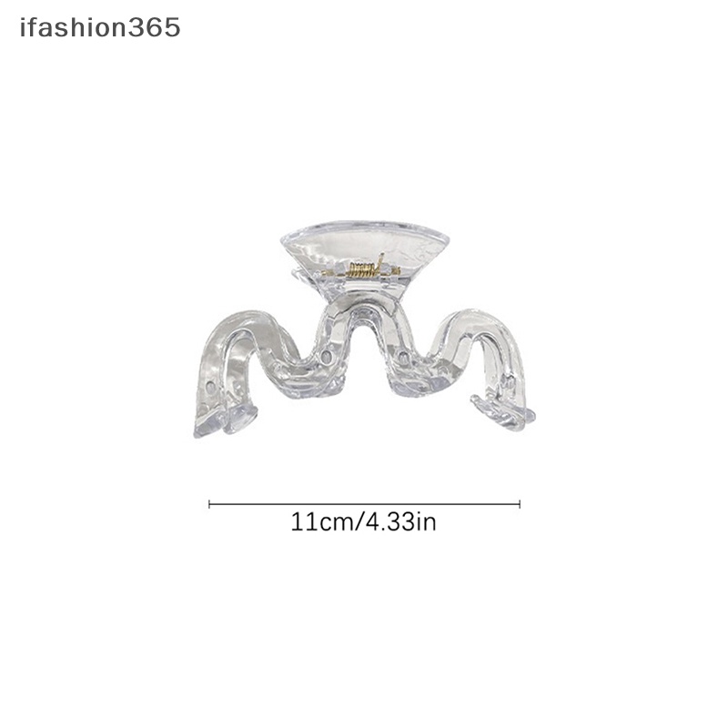 Kẹp Tóc Càng Cua Họa Tiết Hình Học Màu Gradient Thời Trang ifashion365