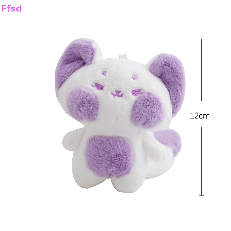 {Ffsd} Dudu Đồ chơi nhồi bông Mềm Mại Hình Mèo Hoạt Hình Kawaii Làm Quà Tặng Sinh Nhật / Halloween Có Móc Khóa