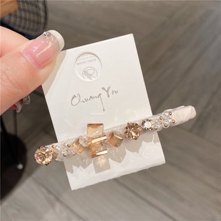 Kẹp Tóc Đính Pha Lê Phong Cách Hàn Quốc Đơn Giản