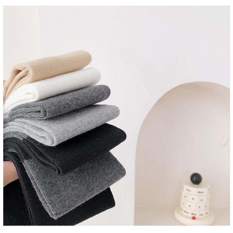 Vớ Dài Qua Gối Màu Sắc Thời Trang Xuân Thu Phong Cách Hàn Quốc Cho Bé Gái