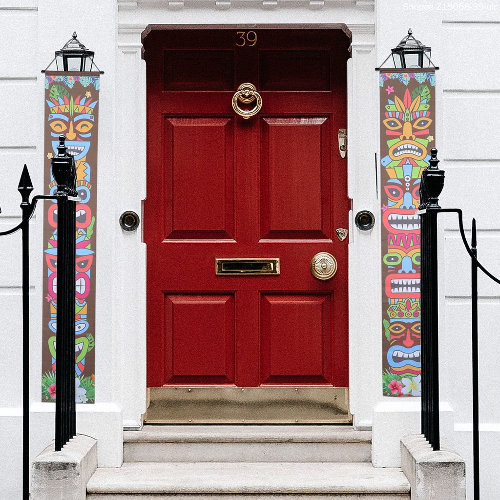 Biển Hiệu Trang Trí Bữa Tiệc Bằng Polyester Phong Cách Hawaii