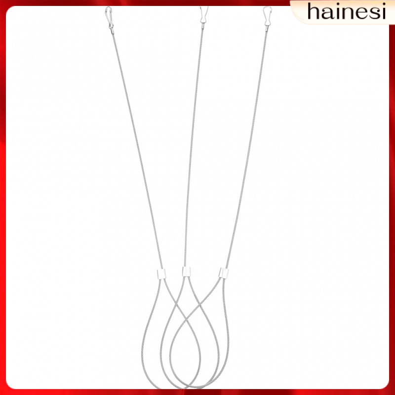 Bộ 3 Cái Chốt Cố Định Dây Cáp Cổng Bằng Thép Không Gỉ Chống Rơi Có Thể Điều Chỉnh
