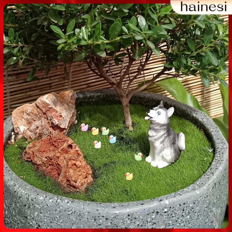 Set 50 Mô Hình Vịt Mini Phát Sáng Trang Trí Bánh Kem