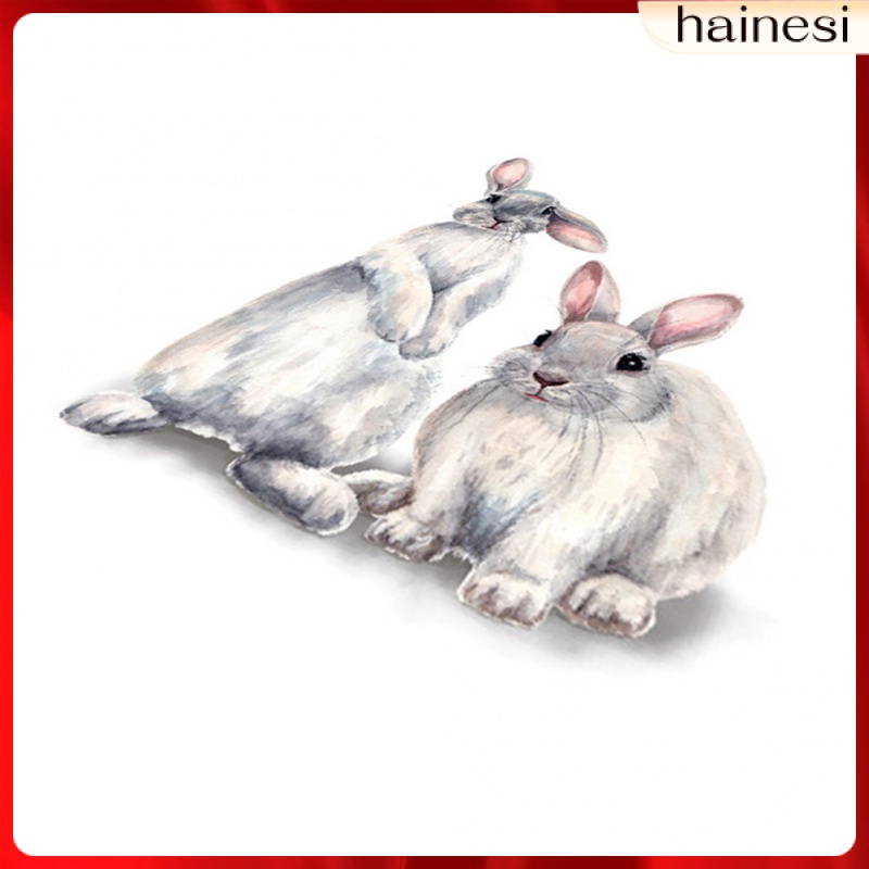 Miếng Dán Tường Trang Trí Hình Thỏ Phục Sinh Đáng Yêu Dành Cho Trẻ Em