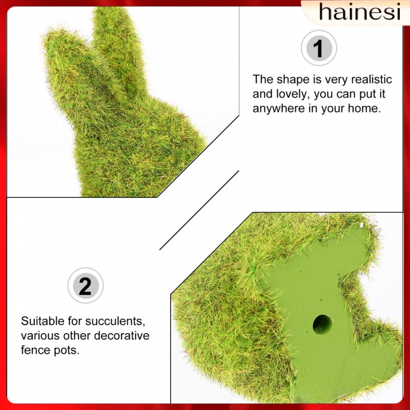 Set 2 Tượng Thỏ Phục Sinh Trang Trí Nội Thất