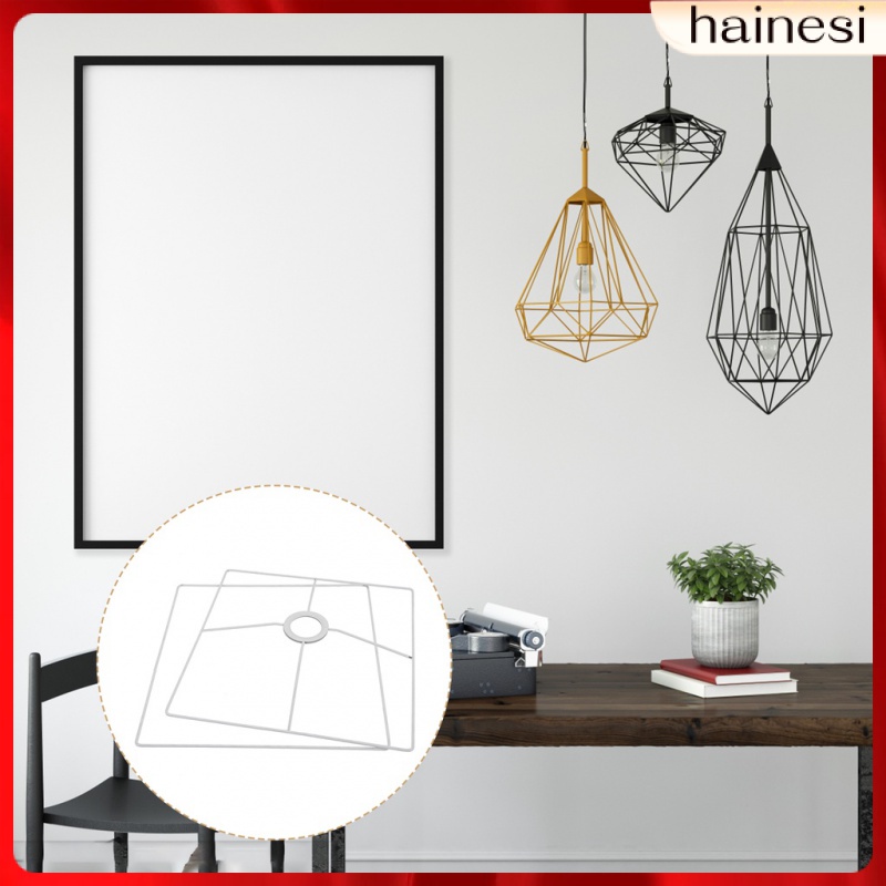 Giá Đỡ Bóng Đèn Hình Vuông Bằng Kim Loại Kiểu Cổ Điển Tiện Dụng