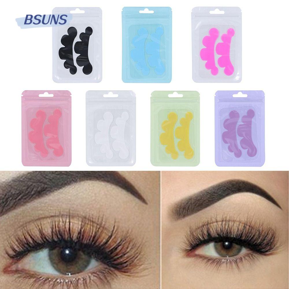 Set 2 Cặp Đệm Silicone 3D Hỗ Trợ Nối Mi Có Thể Tái Sử Dụng