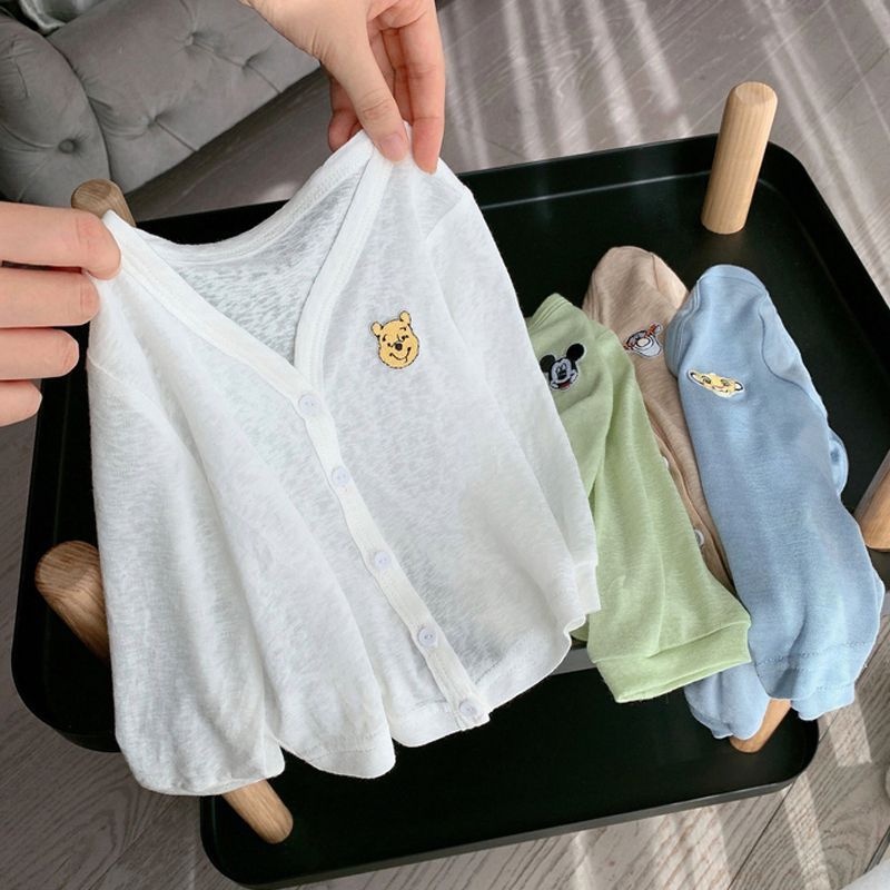 Áo Khoác Cardigan Mỏng Chống Nắng Thời Trang Mùa Hè Cho Bé