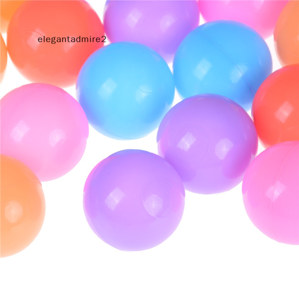Set 10 Quả Bóng Nhựa Mềm Nhiều Màu Thân Thiện Với Môi Trường Vui Nhộn Cho Bé Chơi Thể Thao