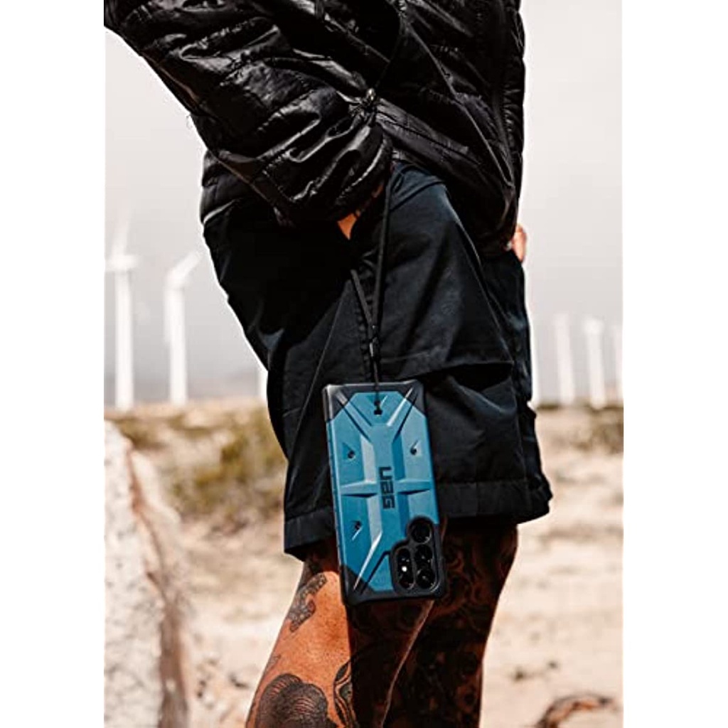 Ốp Điện Thoại 2 Trong 1 Họa Tiết Rằn Ri + Bánh Răng UAG Cho Samsung Galaxy S23Ultra S23Plus S23