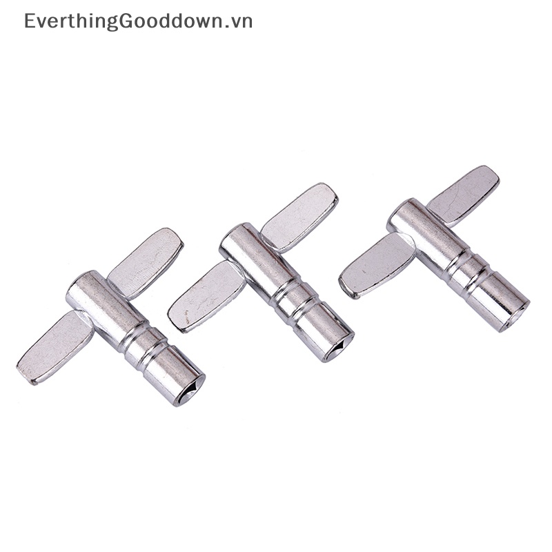 Everthinggooddown 3 Phím Điều Chỉnh Tông Da Trống Bằng Kim Loại Bền Hình Vuông