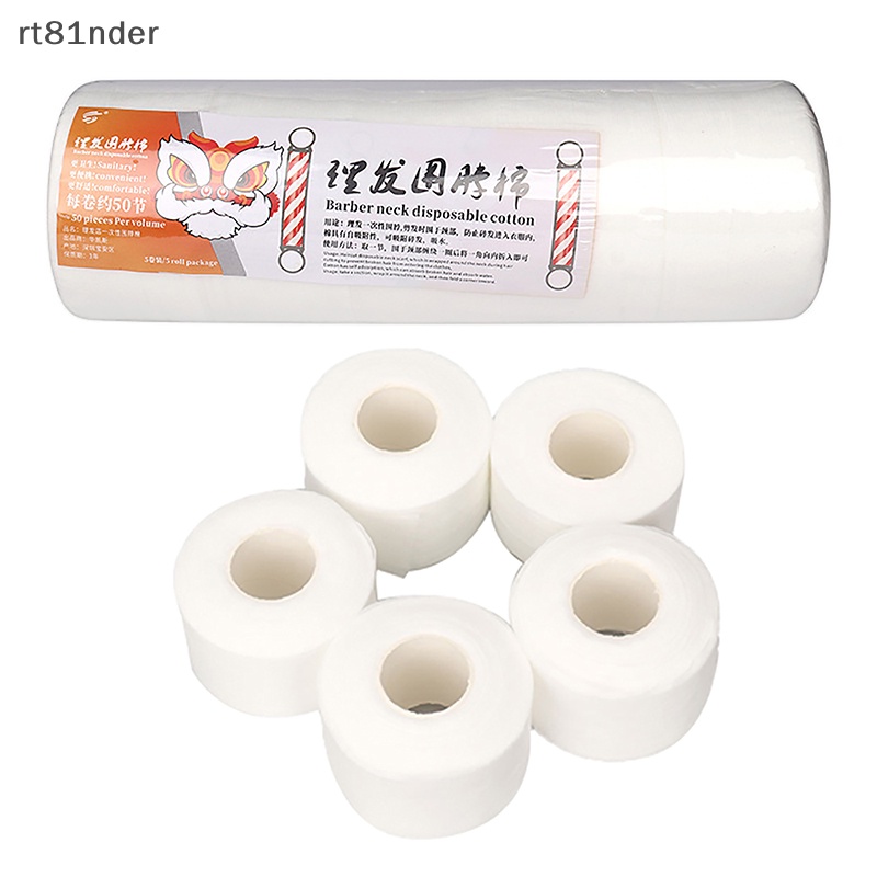 Rt Set 5 Vòng Giấy Giảm Âm Dùng Một Lần Cho Thợ Cắt Tóc
