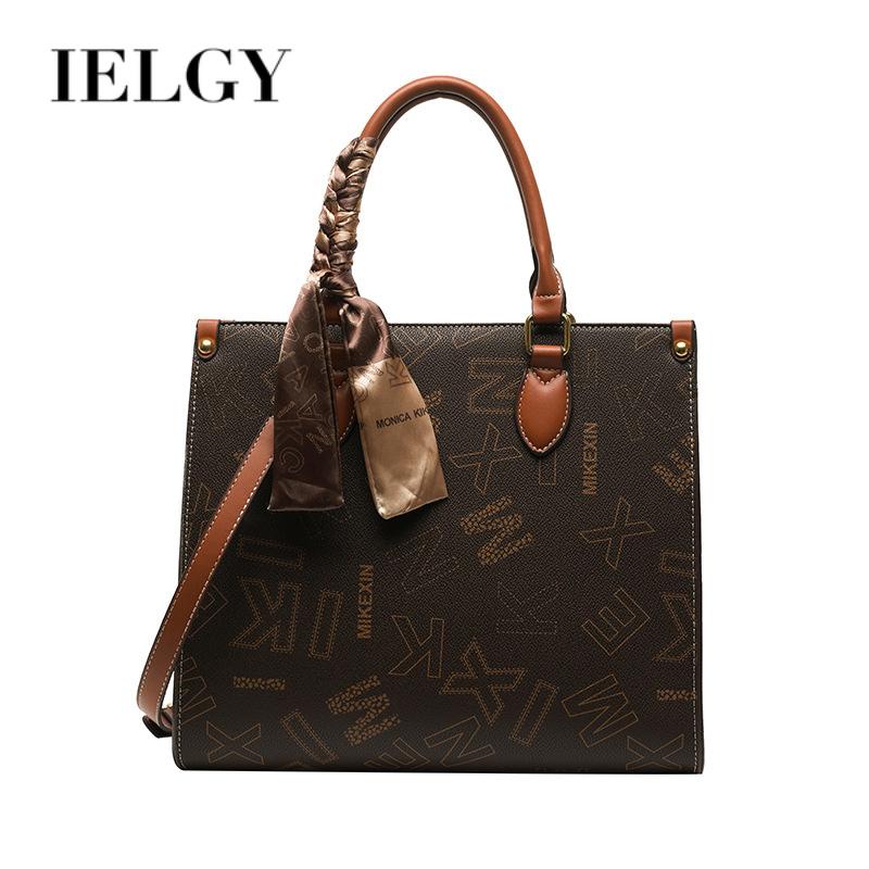 Túi tote Lụa Sức Chứa Lớn In Họa Tiết Đơn Giản Thời Trang Cho Nữ