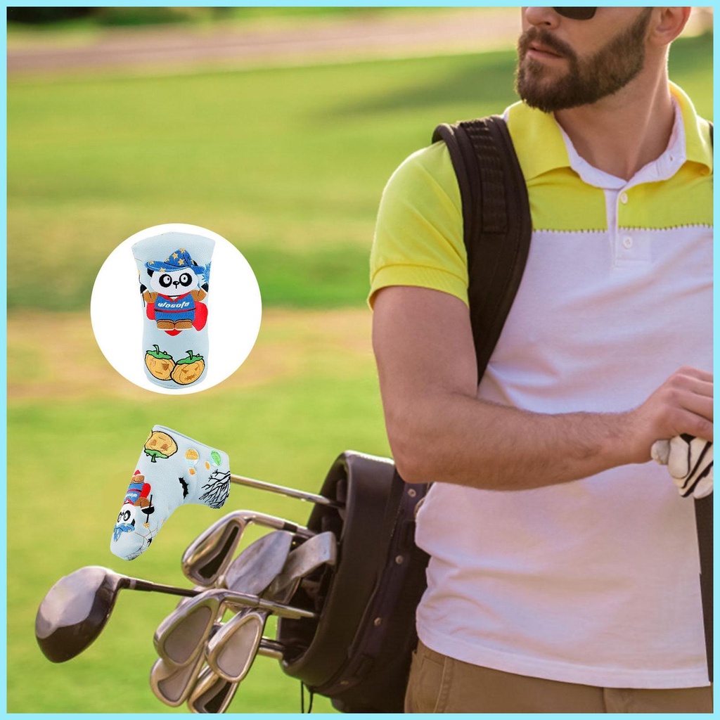 Vỏ Bọc Bảo Vệ Đầu Gậy Đánh Golf Thêu Họa Tiết Độc Đáo Chống Thấm Nước Tiện Dụng