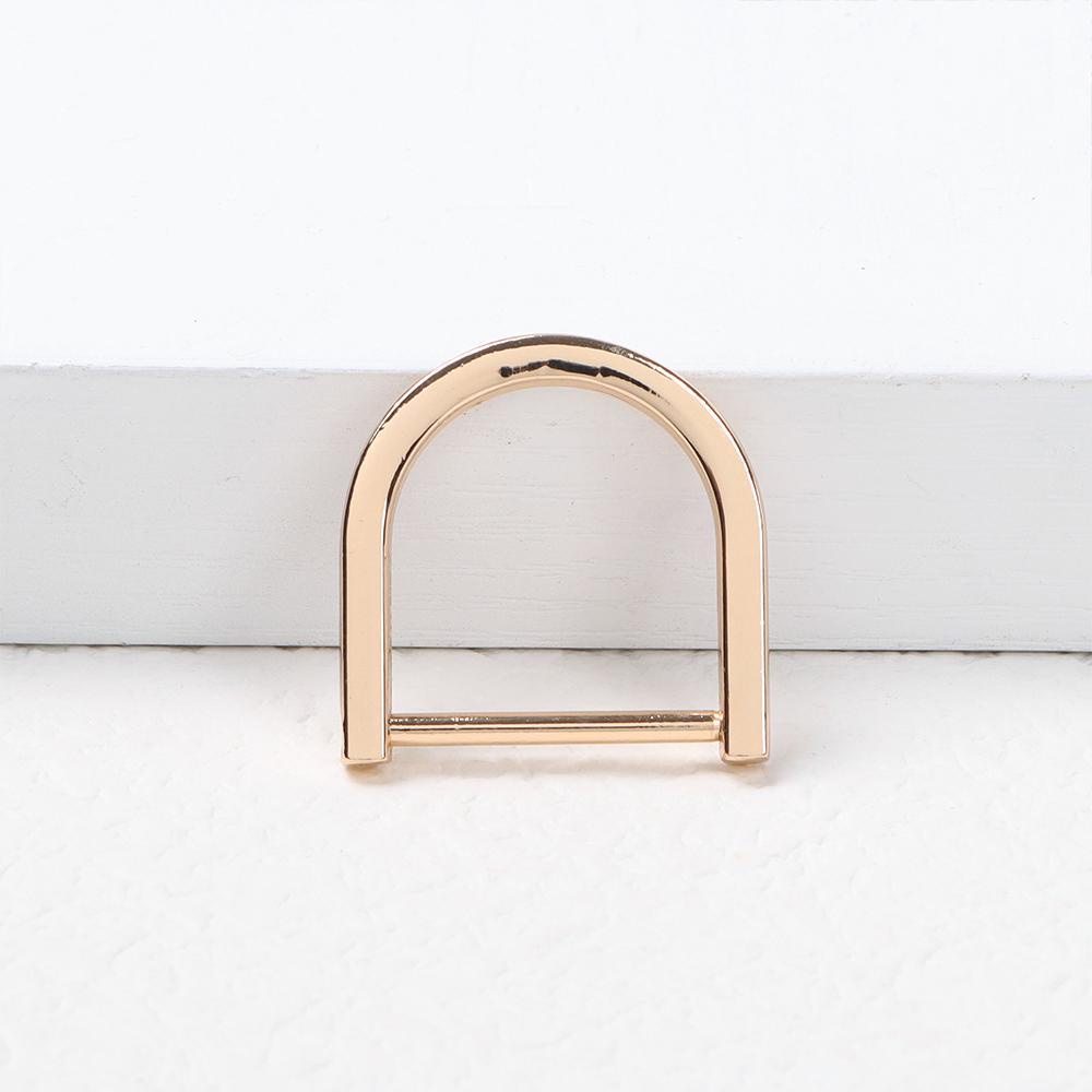 _YANGMING Khóa Chữ D Chuyên Dụng Cho Dây Đeo Túi Xách Da Vàng / Đen / Bạc