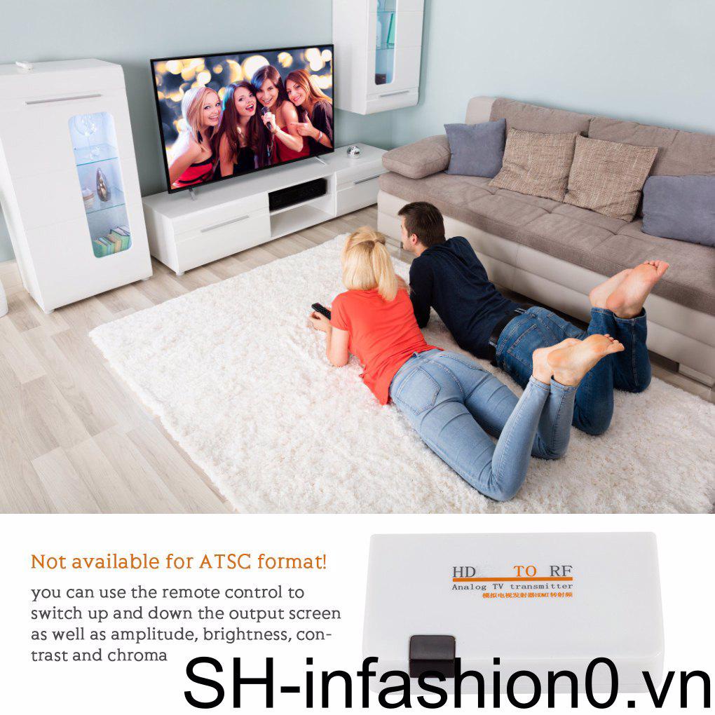 Bộ Chuyển Đổi HDMI-Compible Sang RF Coaxial HD Digital Analog Signa
