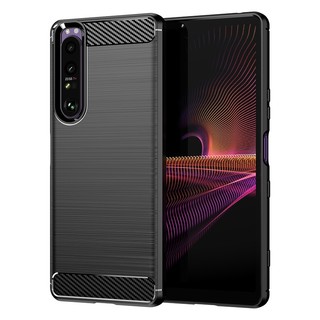 Ốp lưng sợi cacbon xước bảo vệ cho điện thoại sony xperia 10 5 iii ii iv v sony xperia 10 v
