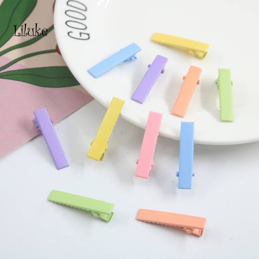 Set 30 / 50 Kẹp Tóc Nhựa Nhiều Màu Sắc Cá Tính Cho Nữ