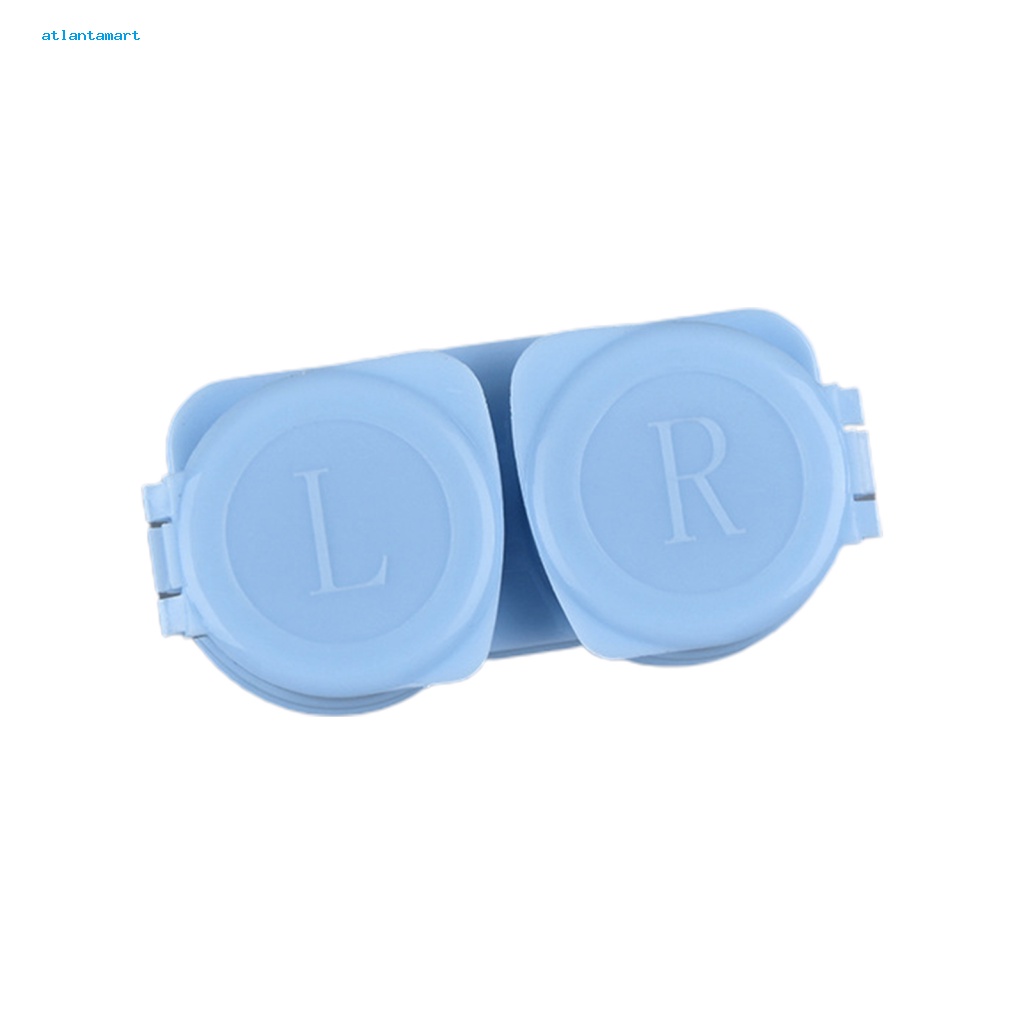 Túi Đựng Đồ Dùng Cao Cấp Tiện Dụng| 1 Bộ Hộp Đựng Kính Áp Tròng Có Nắp Trượt Chống Ẩm Kèm Nhíp Gắp Thiết Kế Tối Giản Dành Cho Trang Điểm