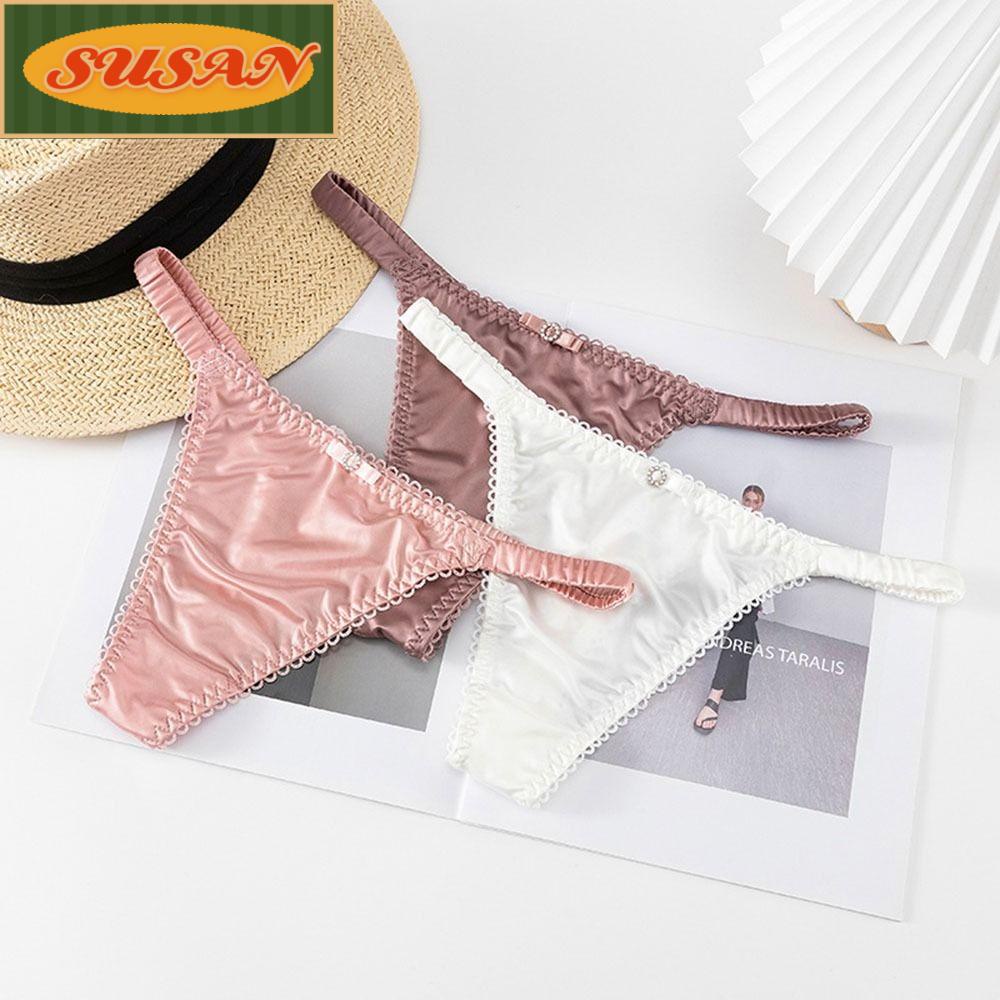 Quần Lót Thể Thao Mềm Mại Không Đường May Đính Nơ Cho Nữ