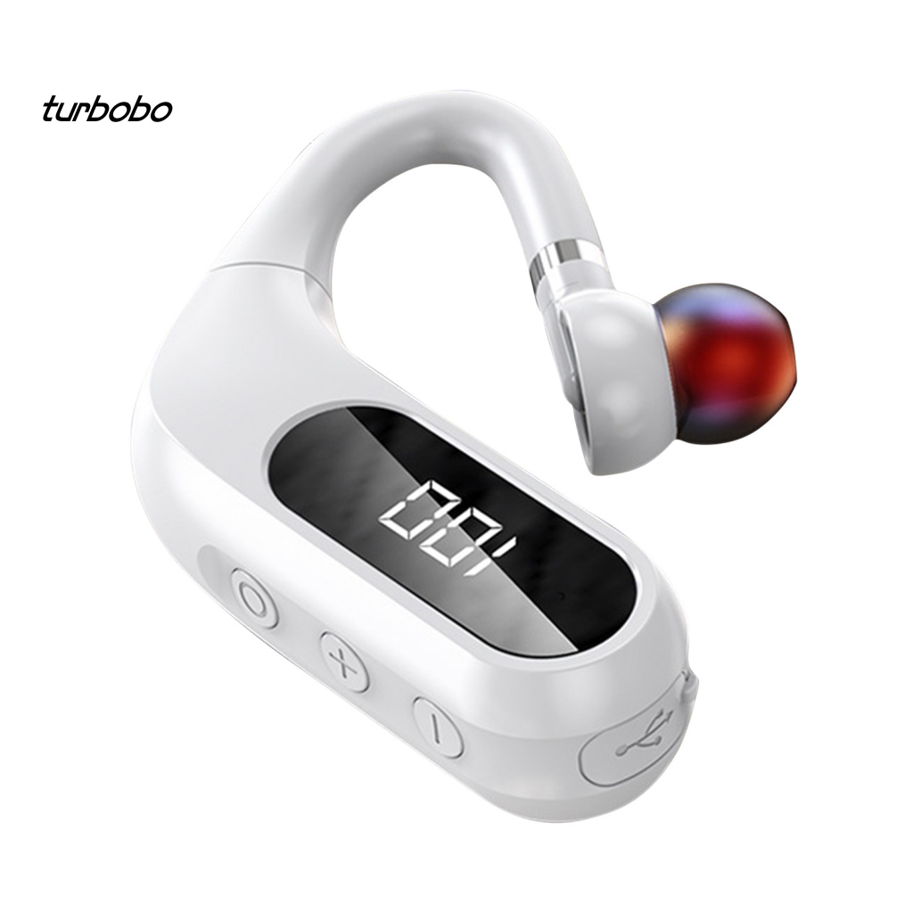 Tai Nghe Không Dây Bluetooth 5.0 Chống Nước Màn Hình LED Âm Thanh HiFi Kiểu Móc Vành Tai