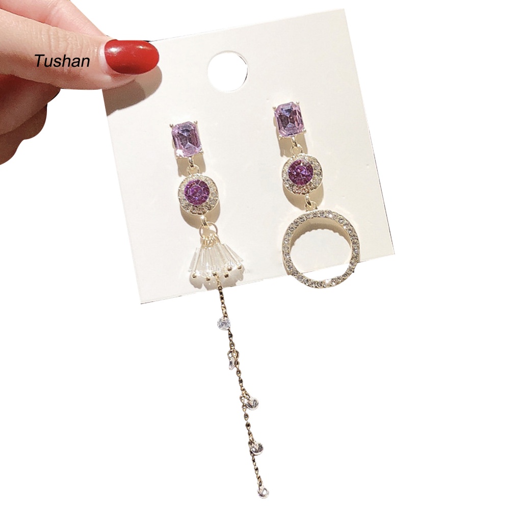 1 Đôi Bông Tai Hình Nơ Đính Ngọc Trai Giả Phong Cách Vintage