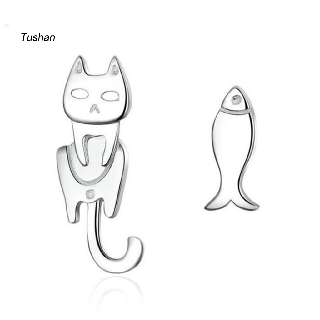 1 Bộ Khuyên Tai Hình Cá Dễ Thương Phong Cách Hàn Quốc