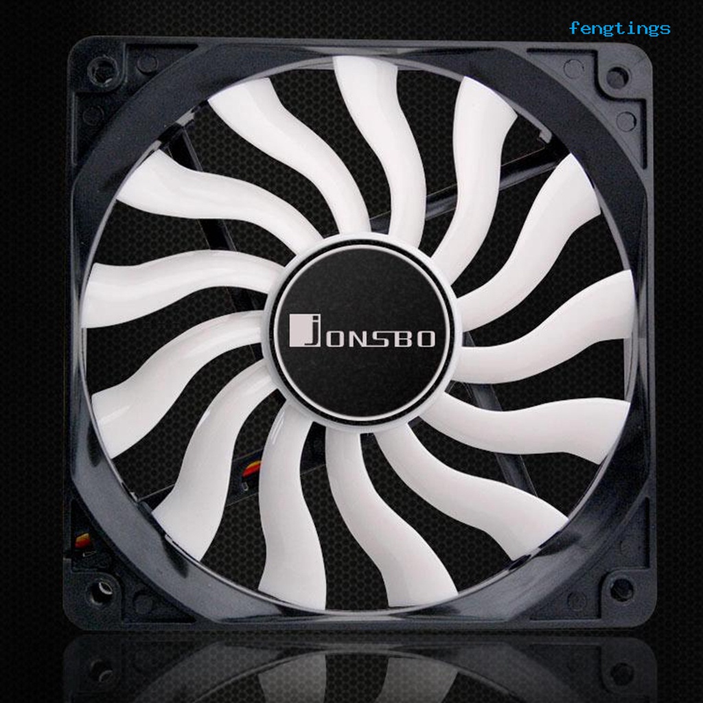 Ốp Quạt Tản Nhiệt 4-Pin 12cm Siêu Mỏng Chống Trượt Chịu Được Nhiệt Độ Gió Mạnh Dành Cho Máy Tính