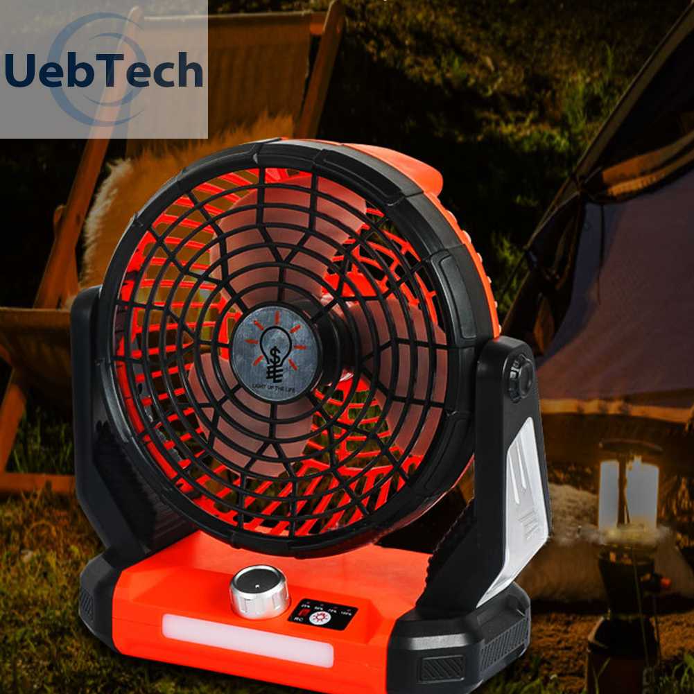 Quạt Điện 5200mAh Có Thể Sạc Lại Bằng Cổng USB Dùng Nướng BBQ Tiện Dụng