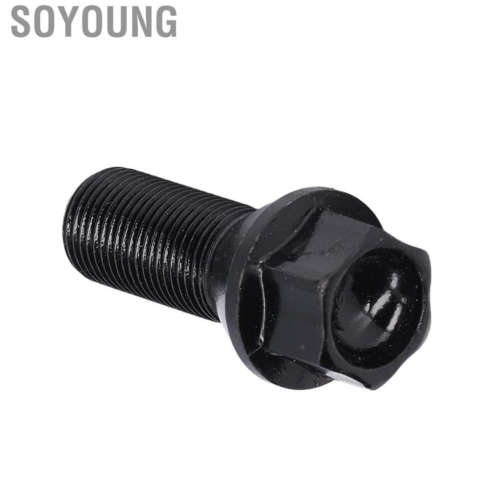 Soyoung Wheel Lug Bolt  Cold Forged Steel Locks Screw Black for Car