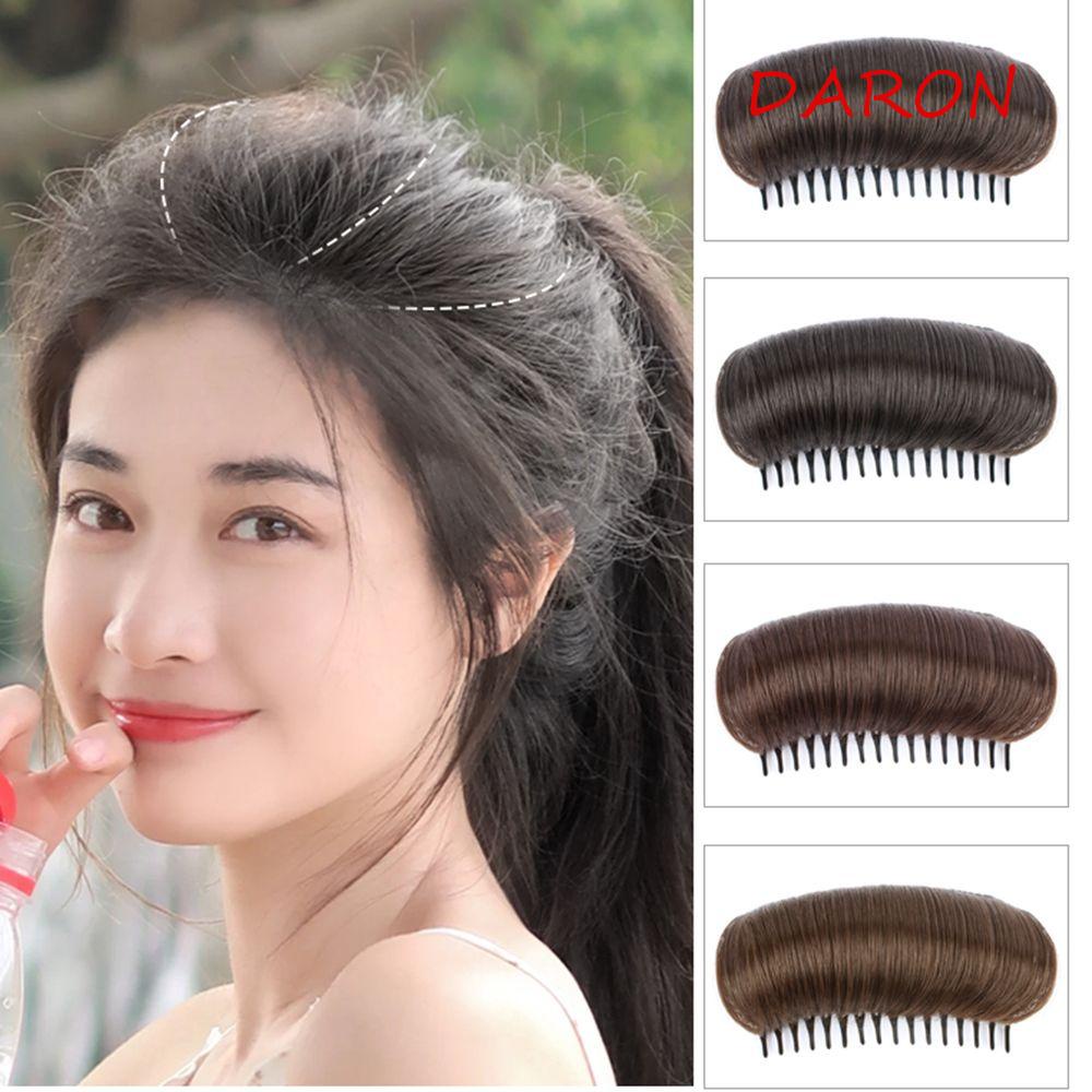Búi Tóc Giả Bằng Sợi Tổng Hợp Màu Đen Dành Cho Nữ