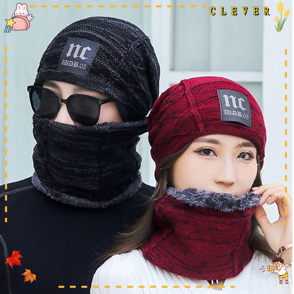 Mũ Len Beanie Dày Dặn Giữ Ấm Thời Trang Cho Nam Nữ