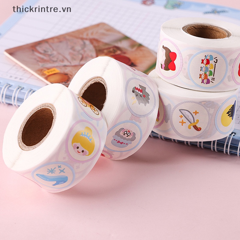 Bộ 500 Miếng Dán Khen Thưởng Động Vật Dễ Thương Cho Bé