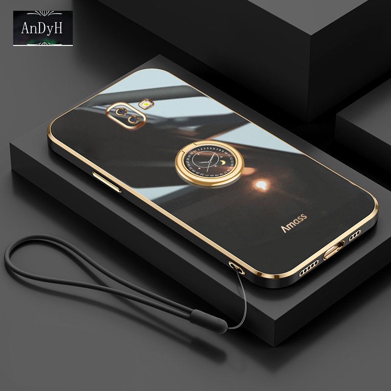 Ốp Điện Thoại Silicon Siêu Mỏng Có Dây Đeo Cho Samsung Galaxy J6 Prime J6 Plus J6 + J7 Prime J7 2017 J730 J7 Pro