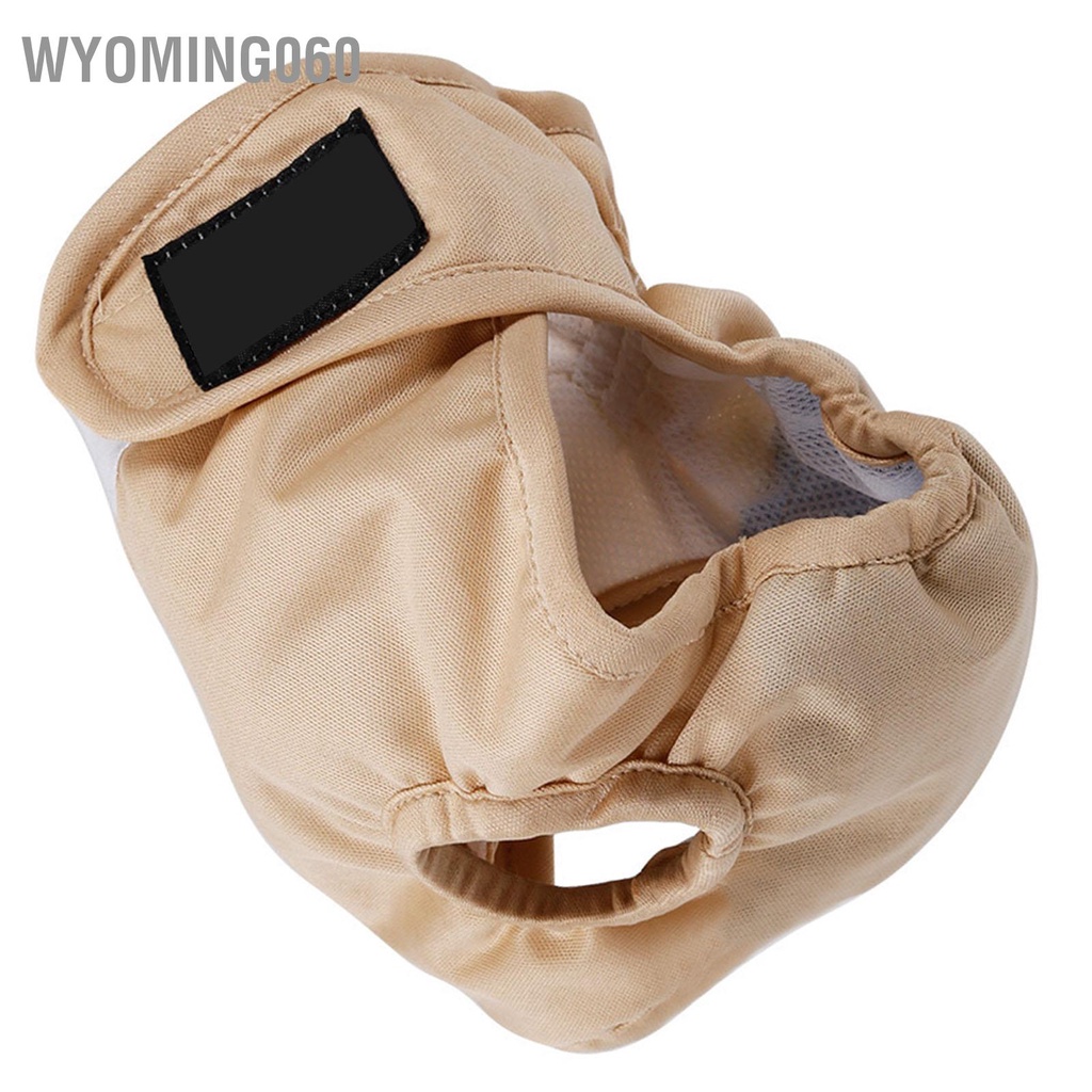 Wyoming060 Quần lót vệ sinh cho chó Đàn hồi mềm Có thể tái sử dụng giặt Thấm hút thoáng khí Tã cái Con