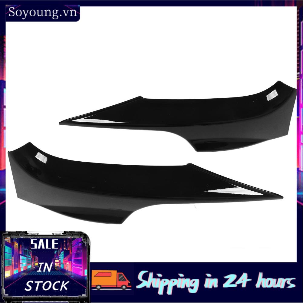 Soyoung Front Bumper Diffuser Sporty Style Lip Spoiler  Collision for 3 Series E92 E93 M Sport 2006‑2009