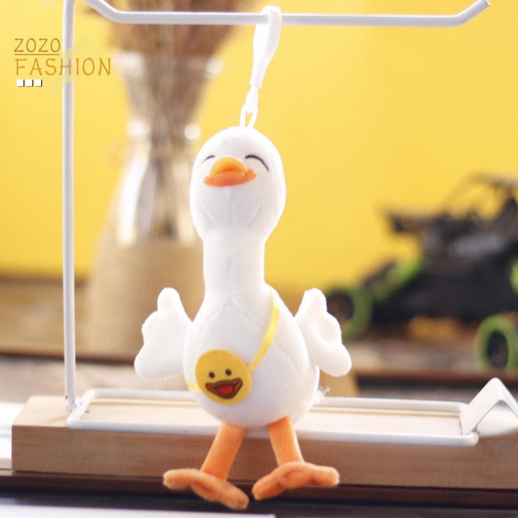 Móc Khóa Vịt Nhồi Bông Dễ Thương Dùng Để Trang Trí