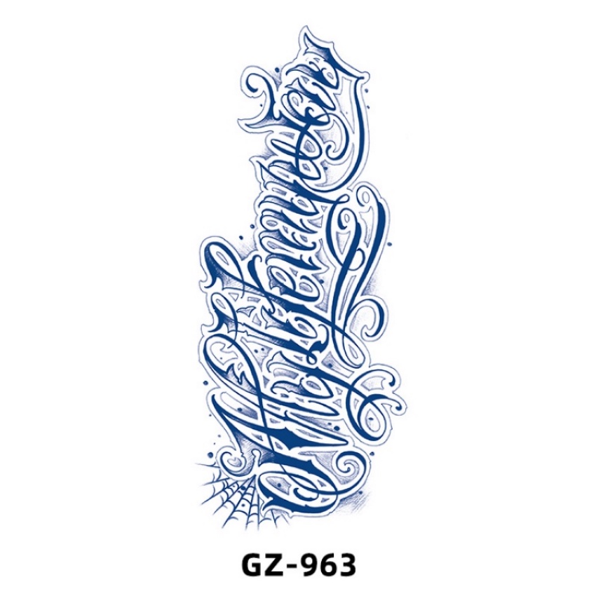 1 Hình Xăm Dán Tạm Thời Chống Nước Bán Vĩnh Viễn Trang Trí Nghệ Thuật Cơ Thể Cho Nam Và Nữ